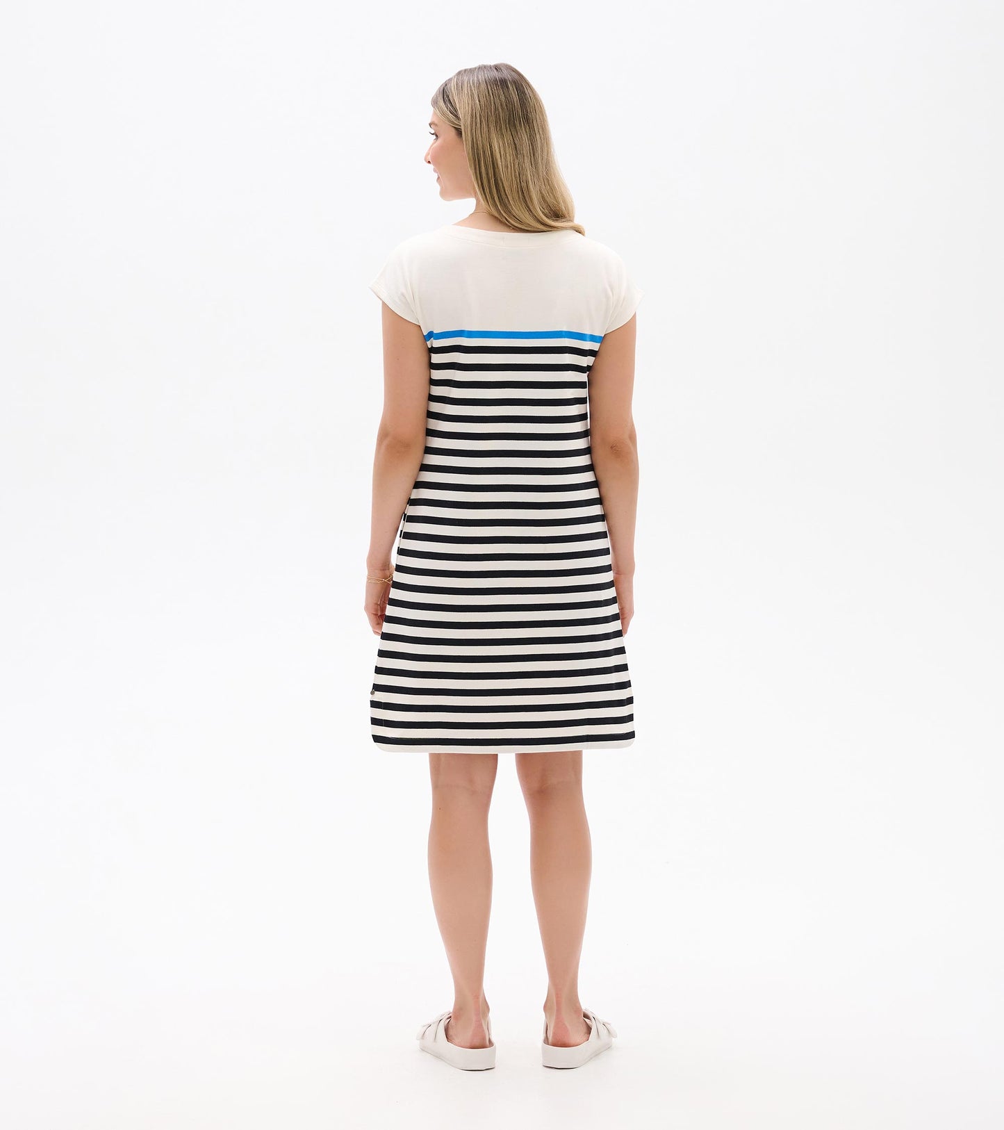 Capri Dress - Black Stripes