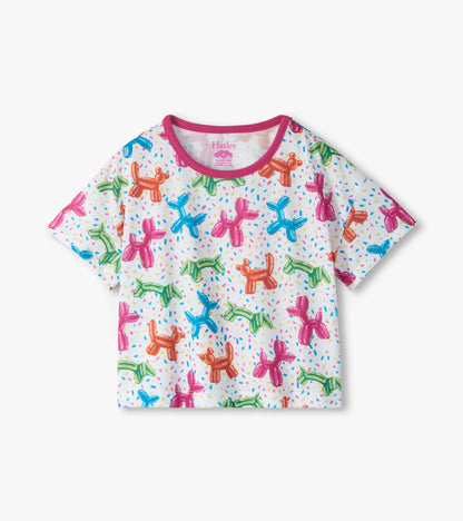 Girls Balloon Pets Short Sleep Set