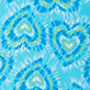 View Girls Blue Candy Hearts Active A-Line Dress - Blue abstract pattern with heart shapes