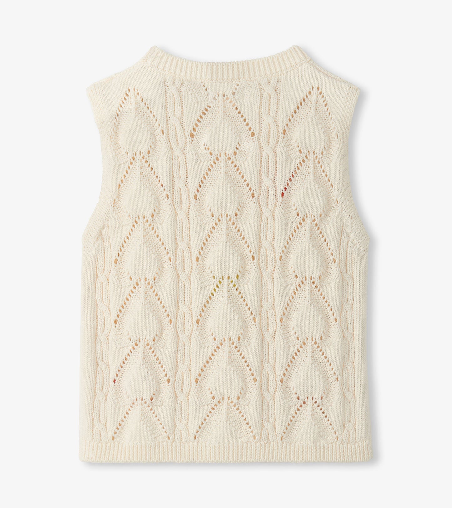Girls Delicate Flower Crochet Top