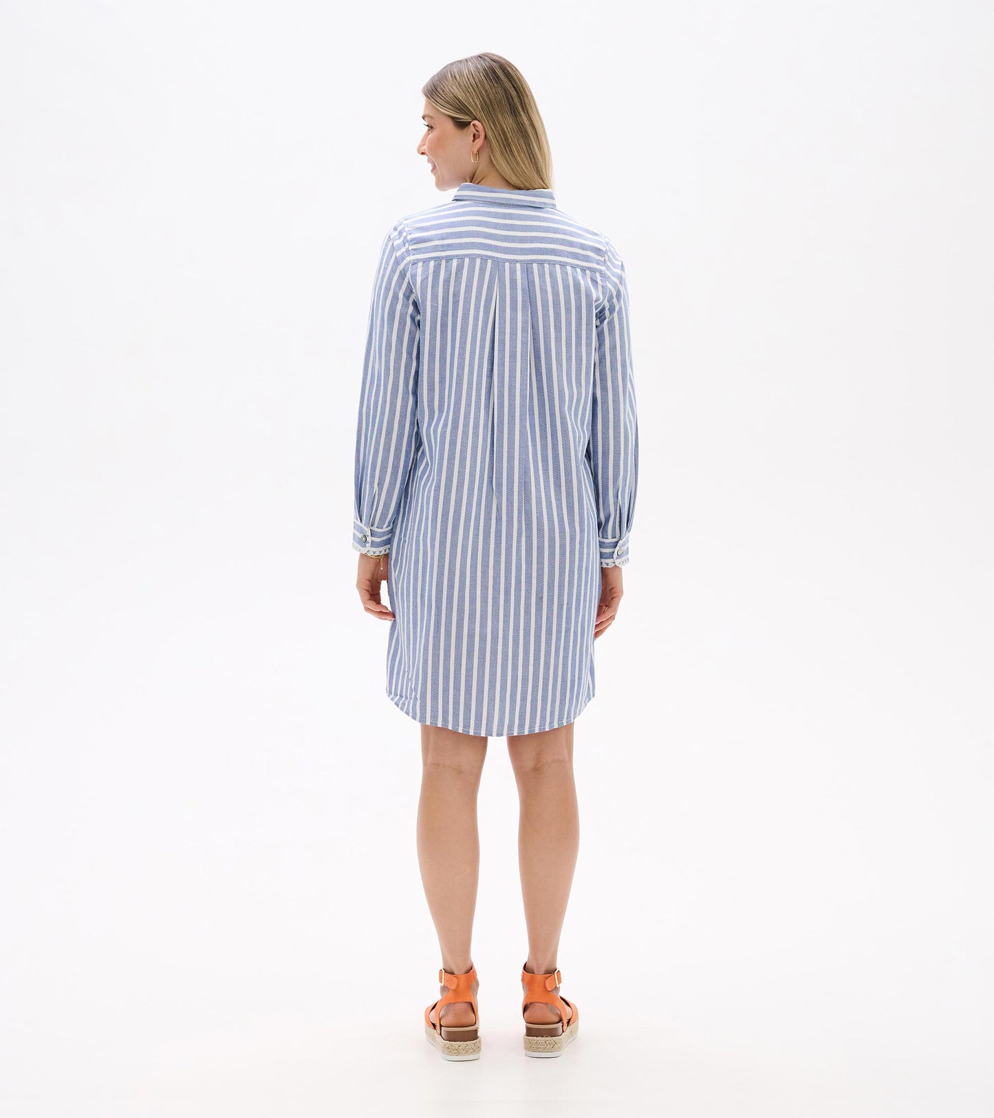 Julia Shirt Dress - Classic Stripes