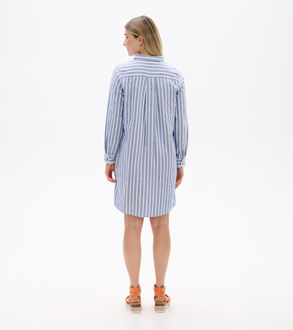 Julia Shirt Dress - Classic Stripes