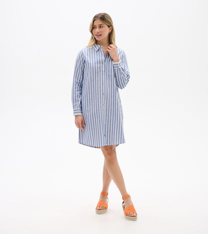 Julia Shirt Dress - Classic Stripes