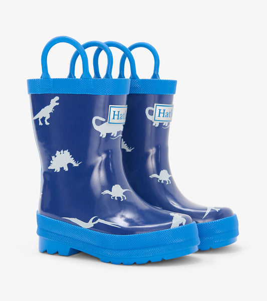 Boys Little Dinos Rain Boots