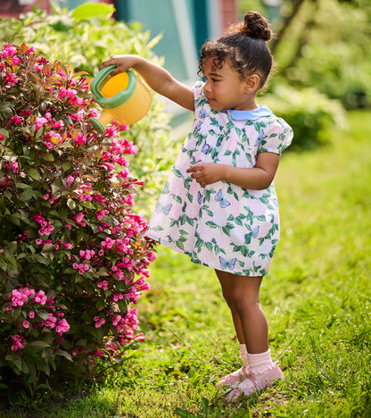 Baby & Toddler Girls Enchanted Garden Woven Collar Dress