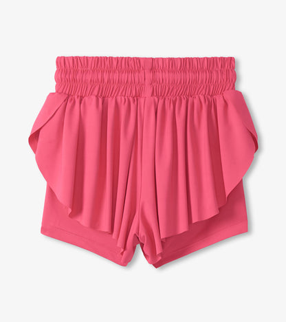 Girls Fandango Pink Running Shorts