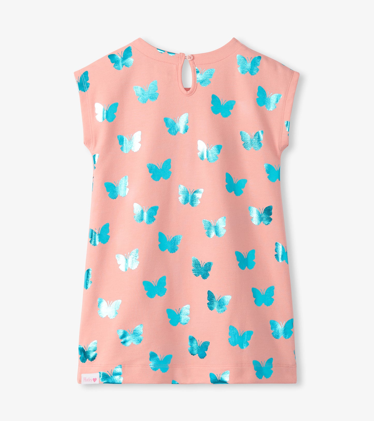 Girls Glitter Butterfly Slouchy Dress