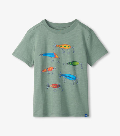 Boys Fishing Lures Graphic Tee