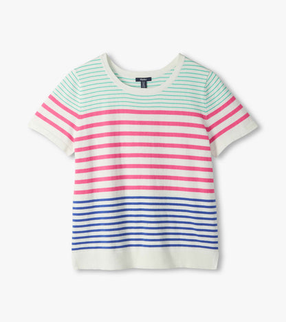 Simone Knit Tee - Summer Stripes