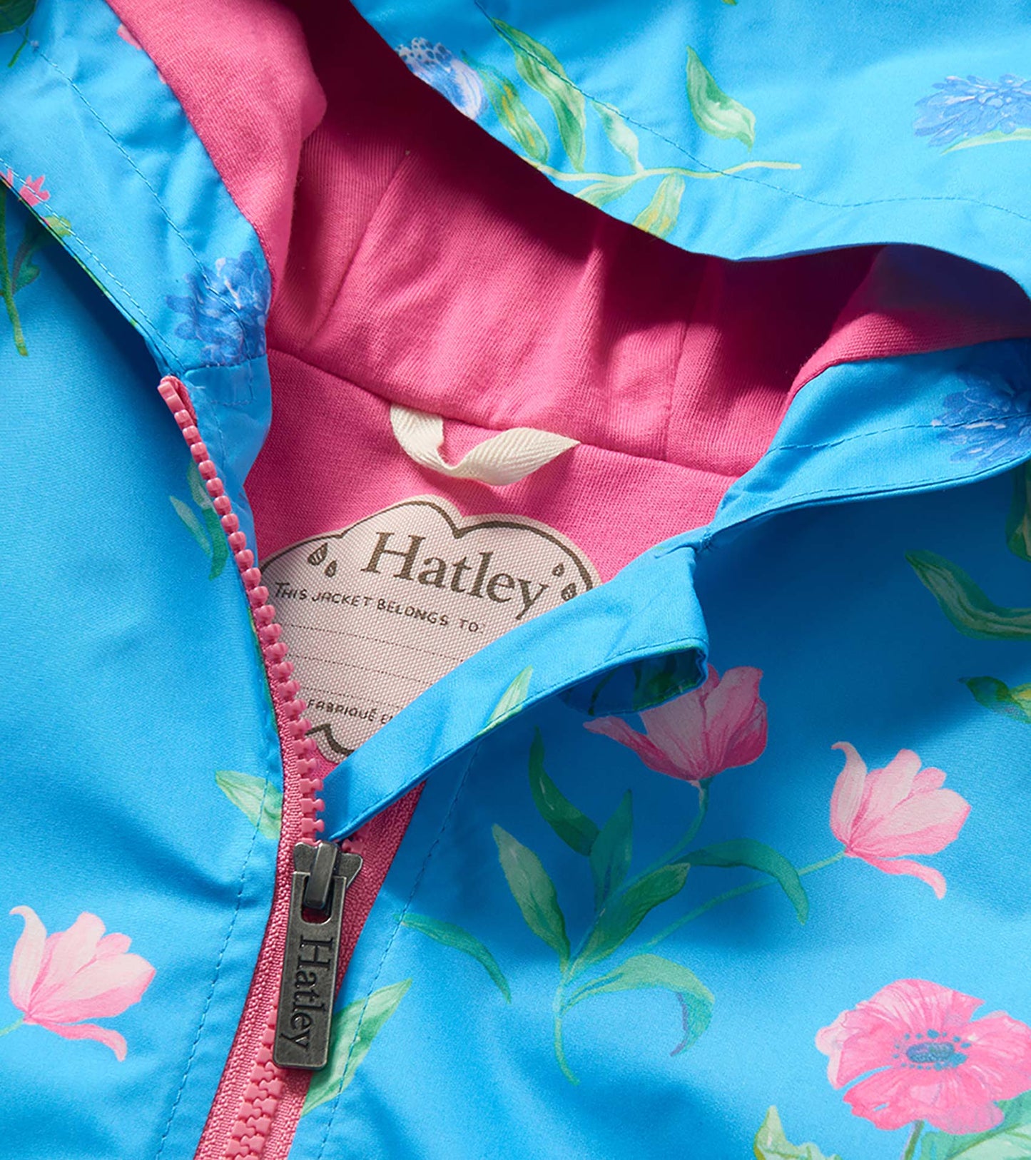 Girls Hyper Real Floral A-Line Swing Jacket