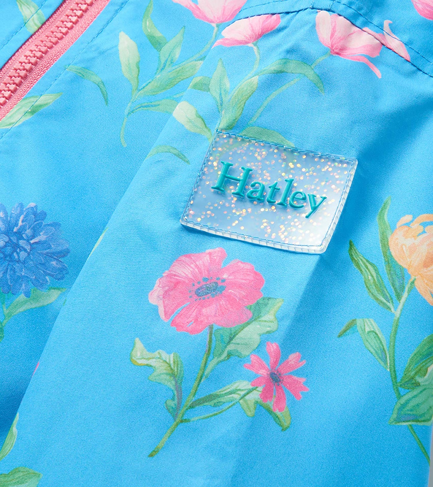 Girls Hyper Real Floral A-Line Swing Jacket