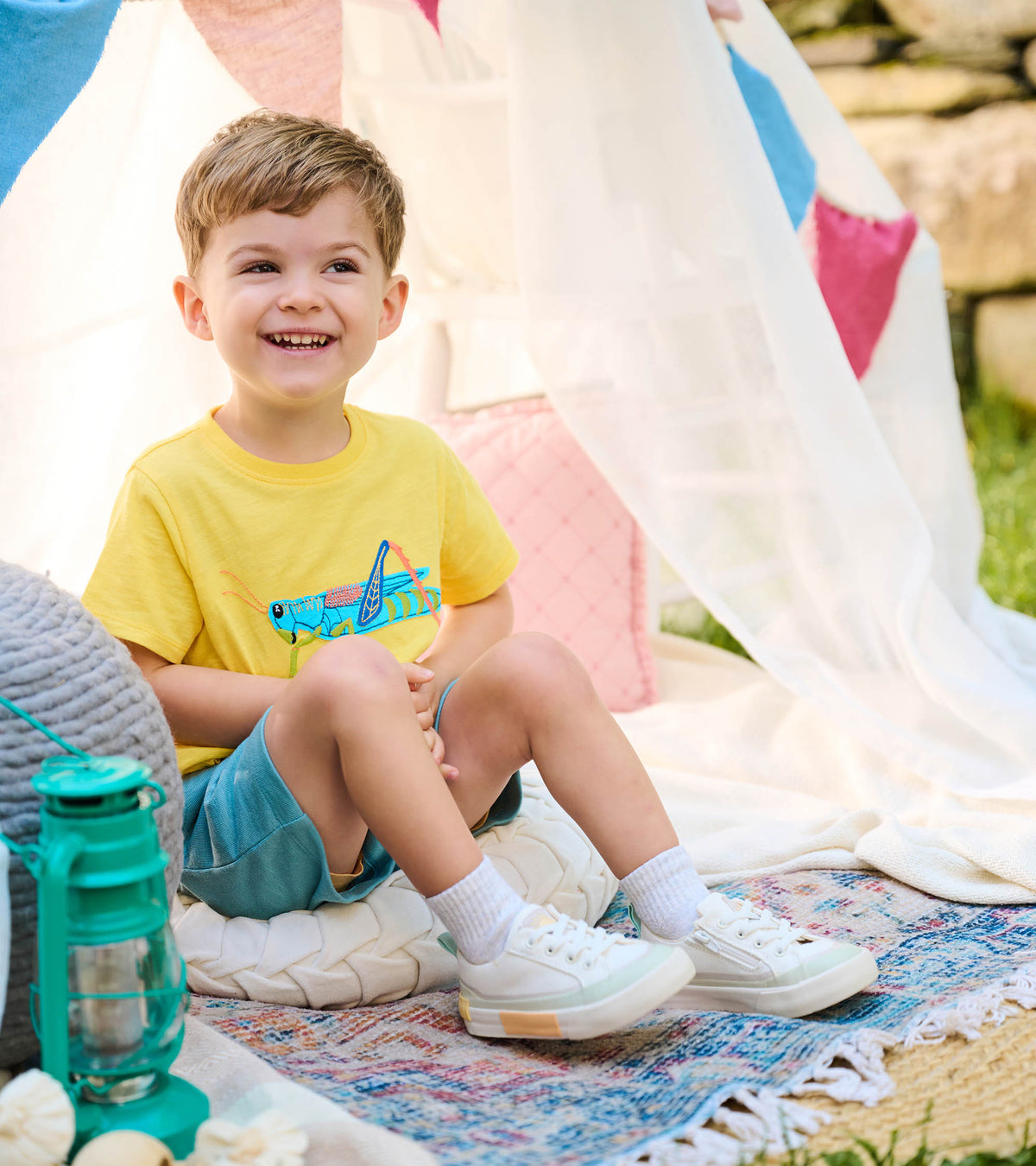 Baby & Toddler Boys Grasshopper T-Shirt & Shorts Set