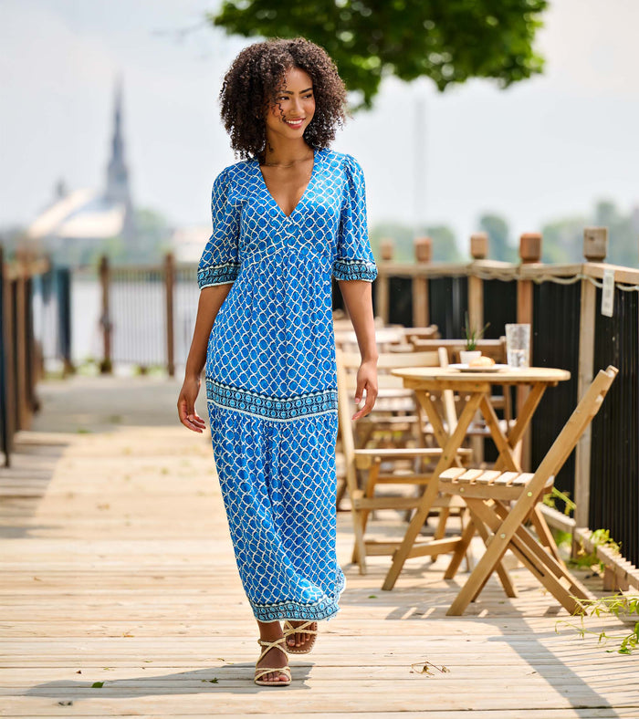 willow floral maxi dress WinterSale2025 And Grey Trousers Light Crafted from a soft Size:dress size pants44
