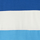 View Boys Niagara Colour Block Bamboo T-Shirt - Blue and white horizontal striped fabric