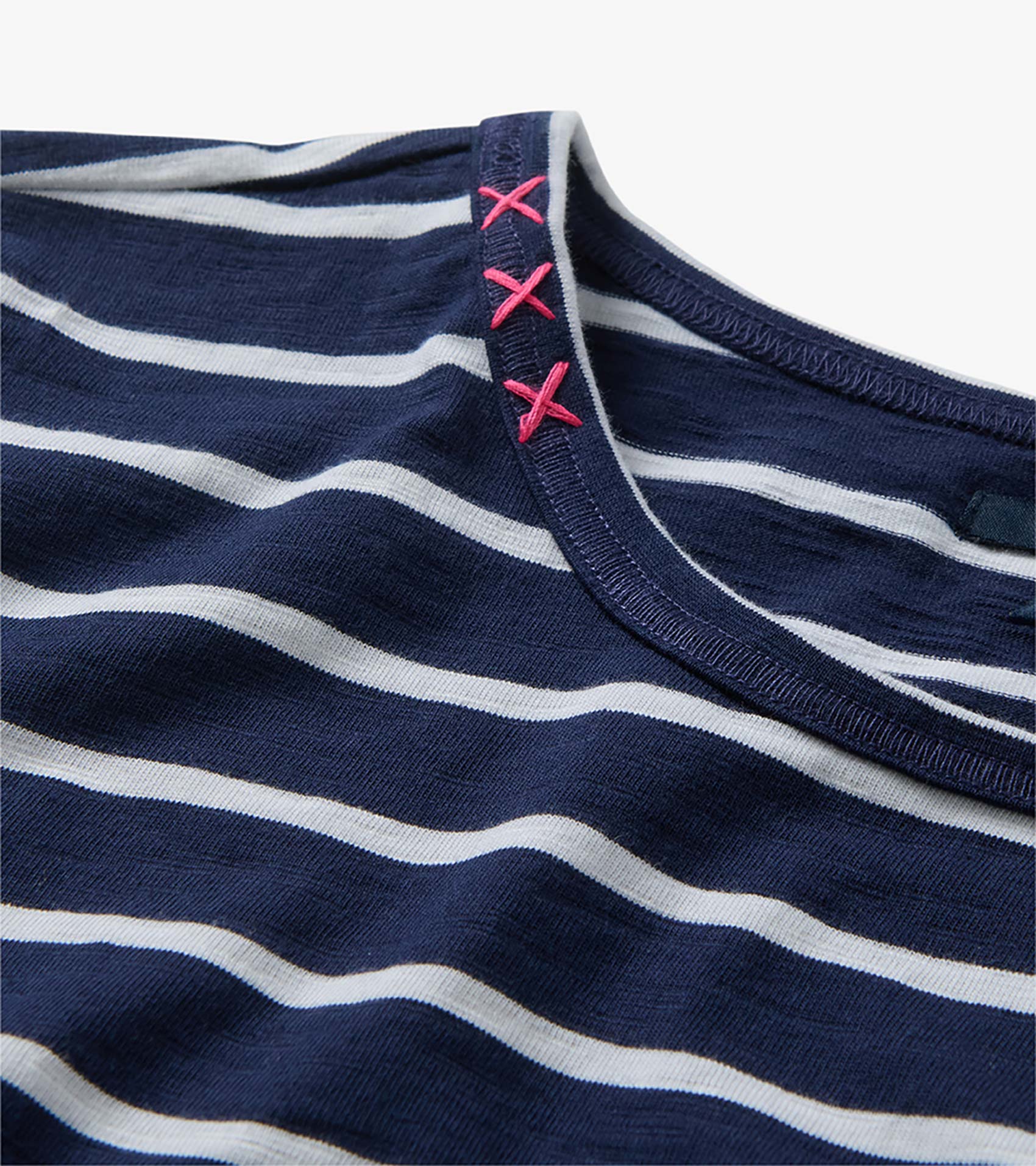 navy and white striped t shirt dress The Tee Dress