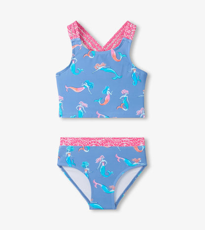Girls Mermaids Two-Piece Swimsuit