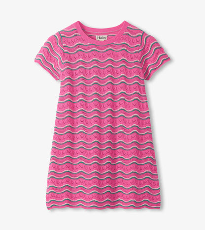 Girls Strawberry Moon Knit Dress