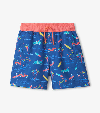 Boys Tropical Swim Trunks