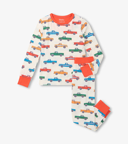 Boys Trucks Bamboo Pajama Set