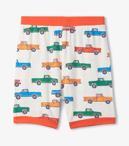 Boys Trucks Bamboo Short Pajama Set