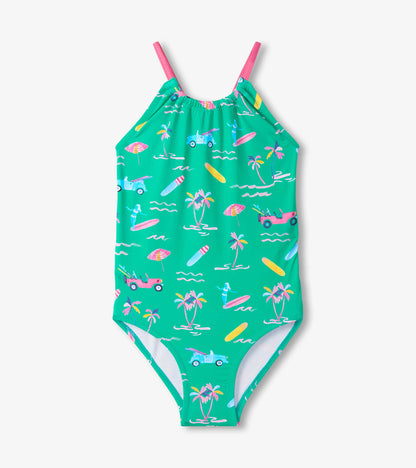 Girls Tropical One-Piece Swimsuit