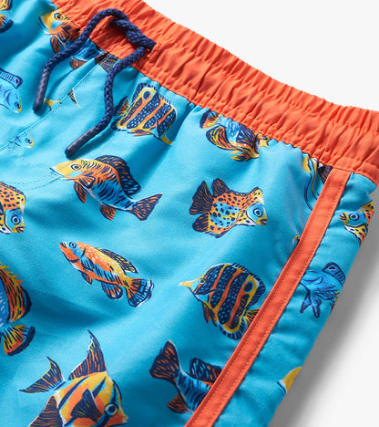 Boys Tropical Fish Swim Trunks