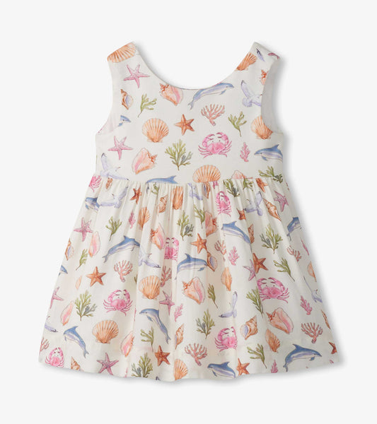 Baby & Toddler Girls Vintage Sea Life Sleeveless Party Dress