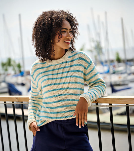 Athena Sweater - Cashmere Blue