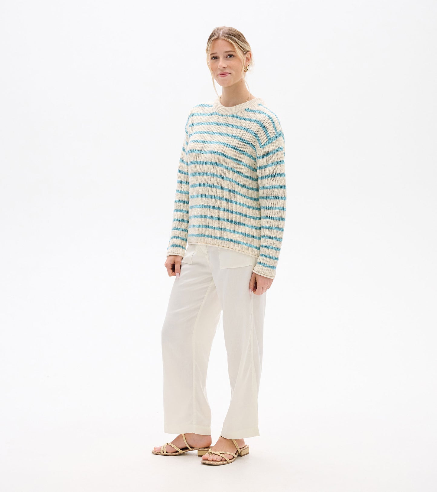 Athena Sweater - Cashmere Blue