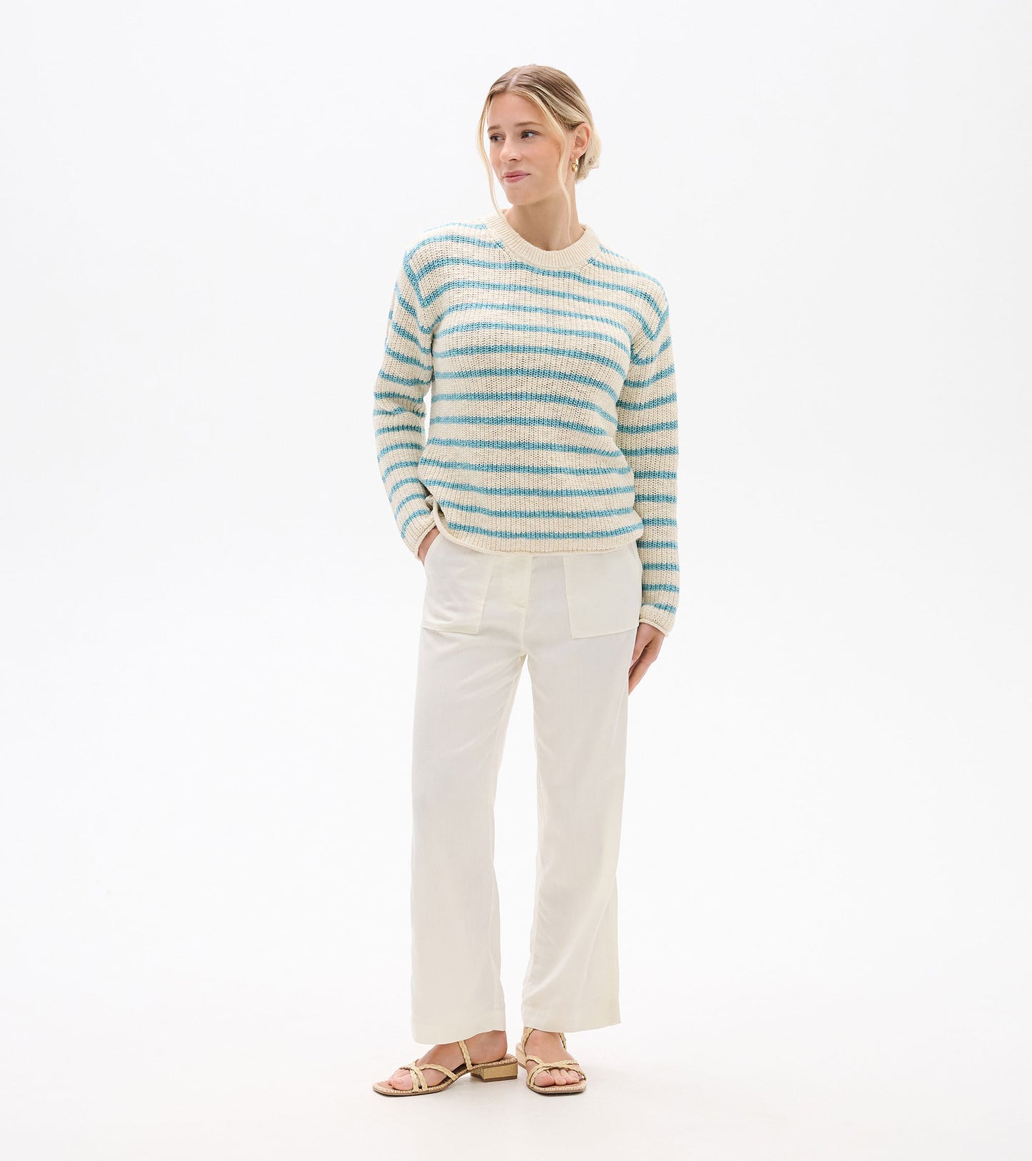 Athena Sweater - Cashmere Blue