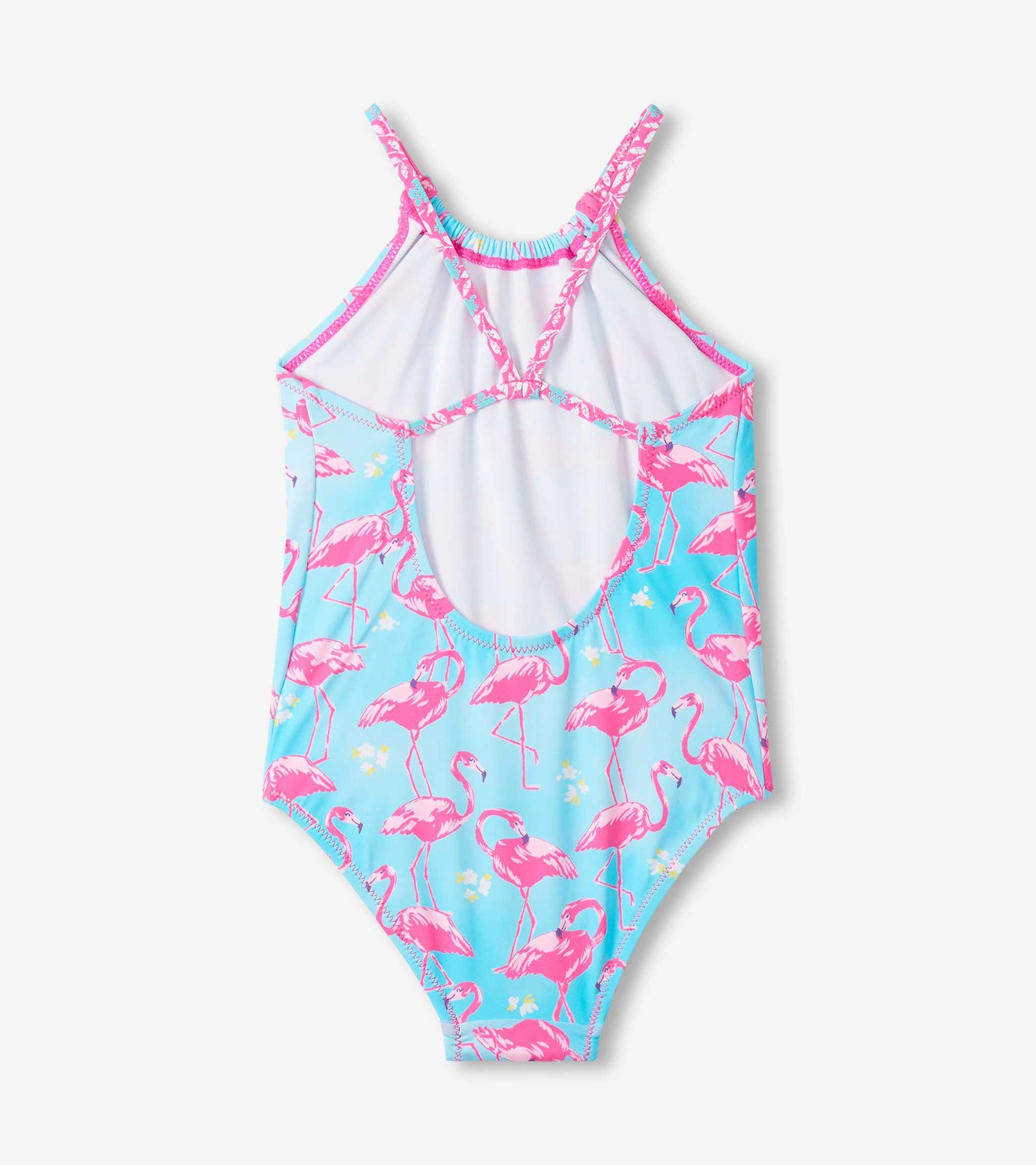 Girls Flamingos One-Piece Swimsuit