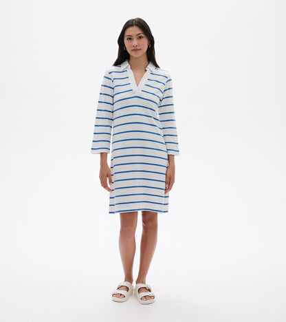 Taylor Dress - Star Sapphire Stripes