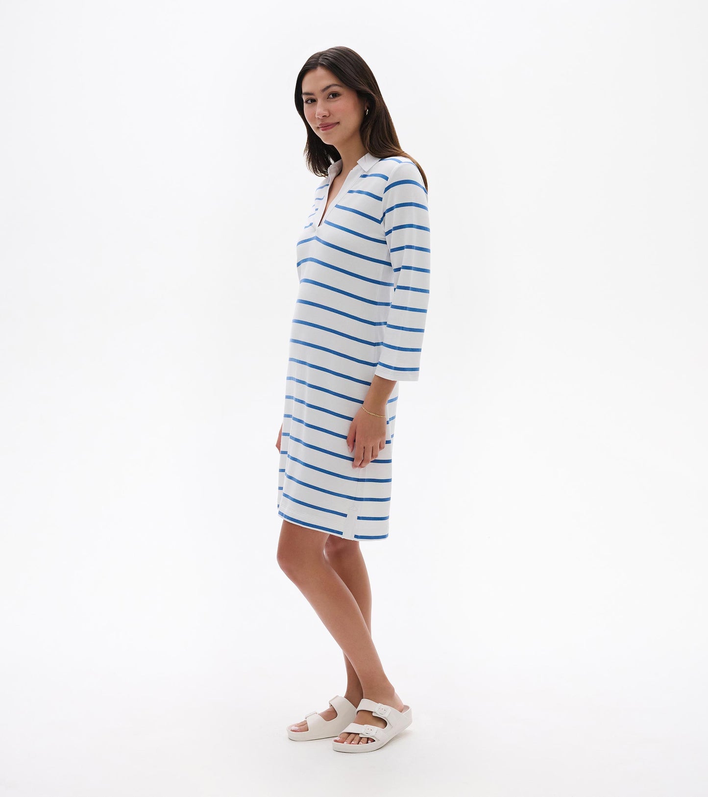 Taylor Dress - Star Sapphire Stripes