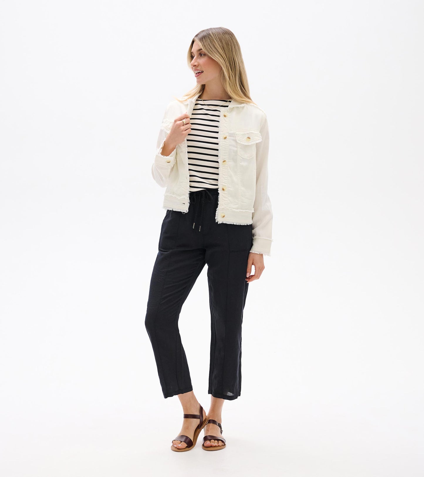 Tencel Jacket - Whisper White