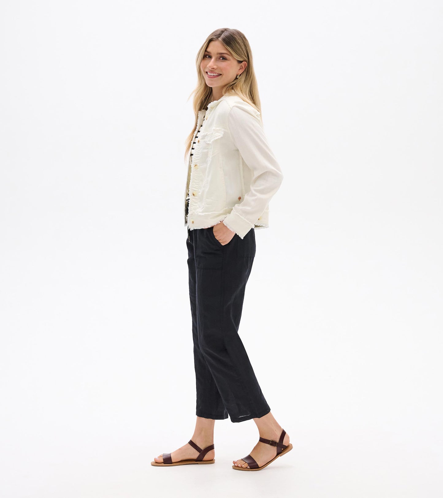 Tencel Jacket - Whisper White