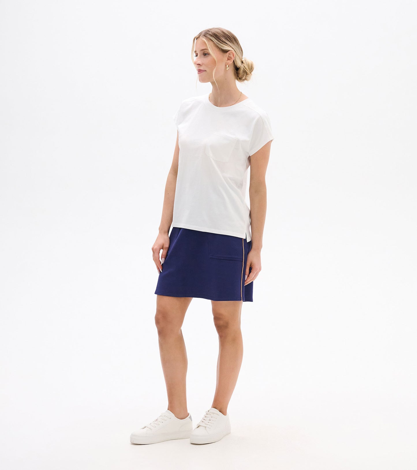 Ella Relaxed Tee - White