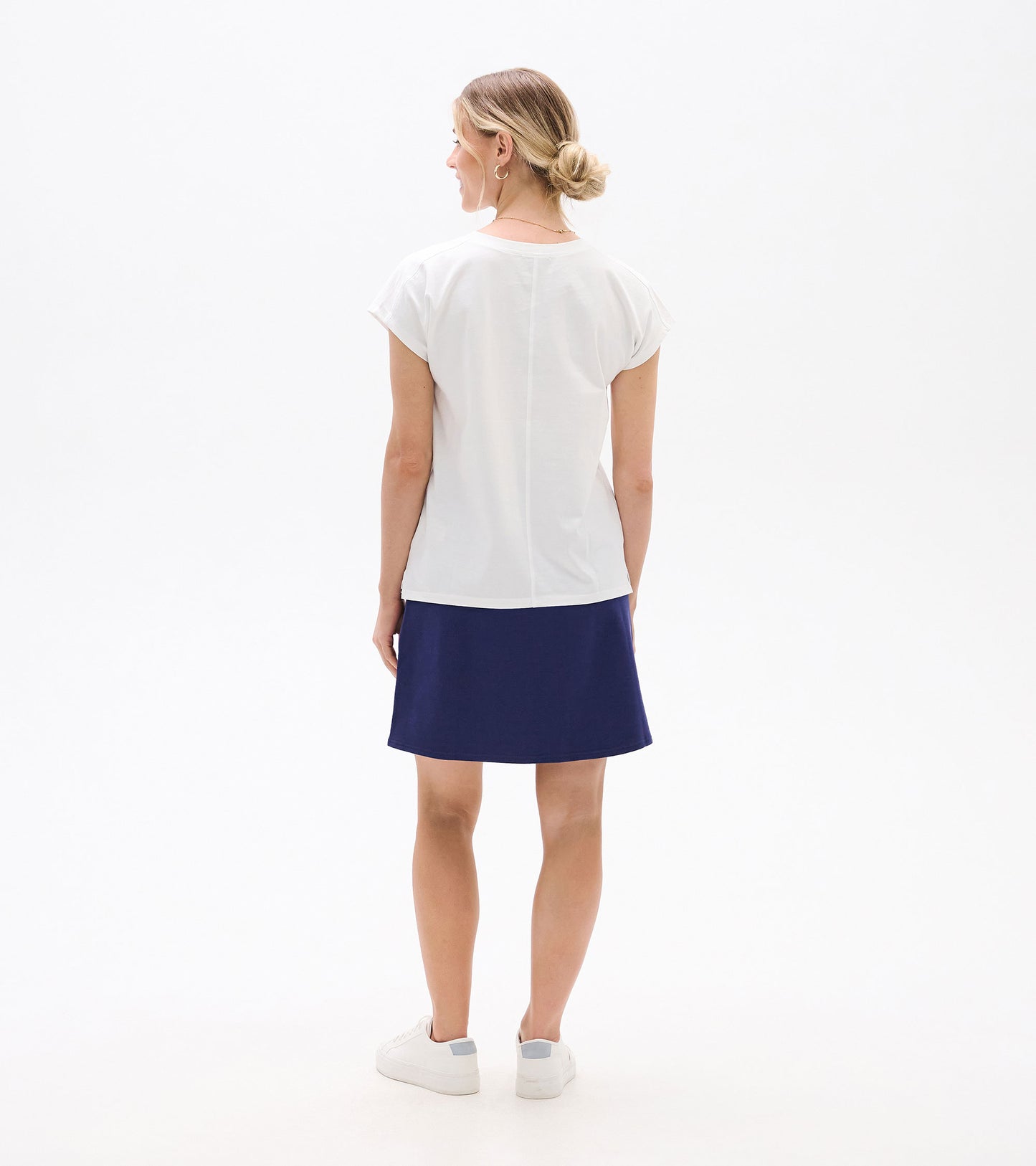 Ella Relaxed Tee - White