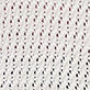 View Cruz Knit Tank - White - White knit fabric with red and black stitched pattern