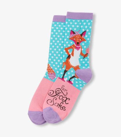 For Fox Sake Women's Crew Socks