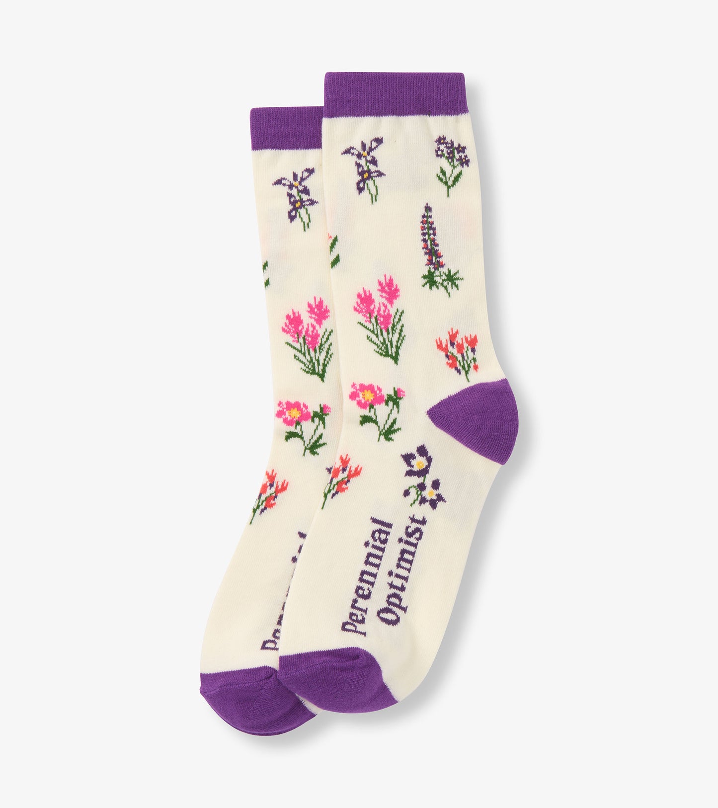 Women's Wildflowers Crew Socks