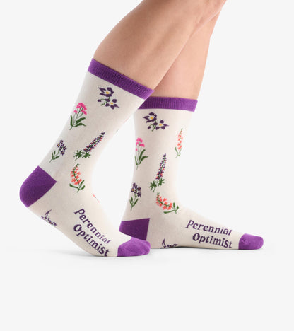 Women's Wildflowers Crew Socks