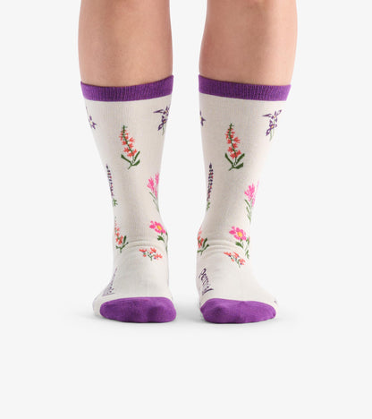 Women's Wildflowers Crew Socks