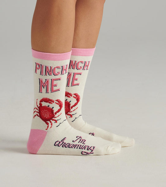 Pinch Me Women's Crew Socks