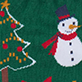 Women's Paper Cut Christmas Crew Socks