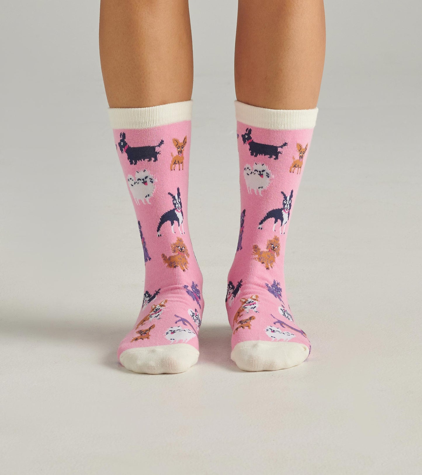 Cheerful Dogs Women's Crew Socks