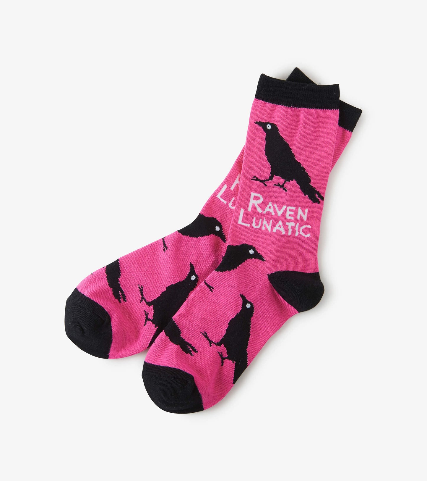 Raven Lunatic Women's Crew Socks