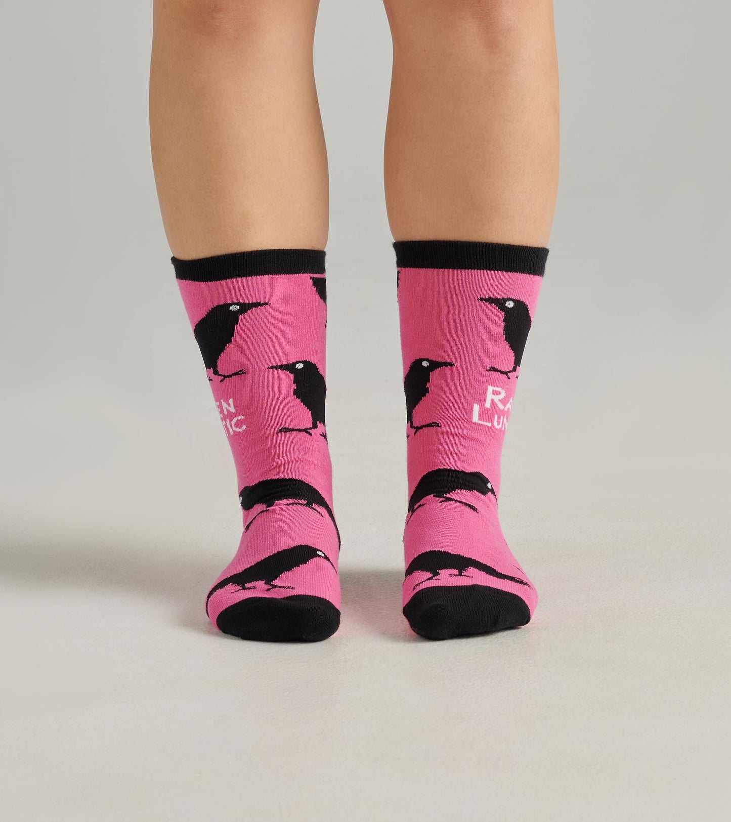 Raven Lunatic Women's Crew Socks