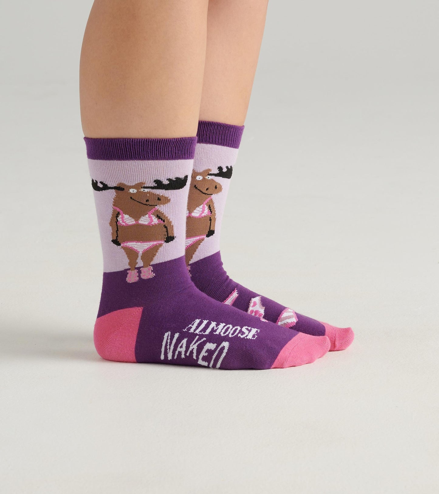 Almoose Naked Women's Crew Socks