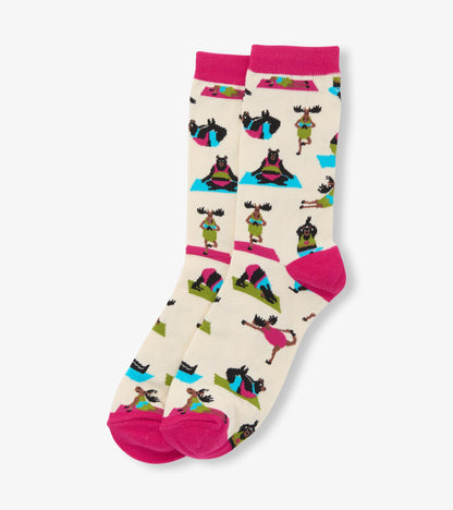 Wild Yoga Women's Crew Socks