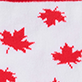 View Kids Maple Leafs Crew Socks - Red maple leaves scattered on a white background